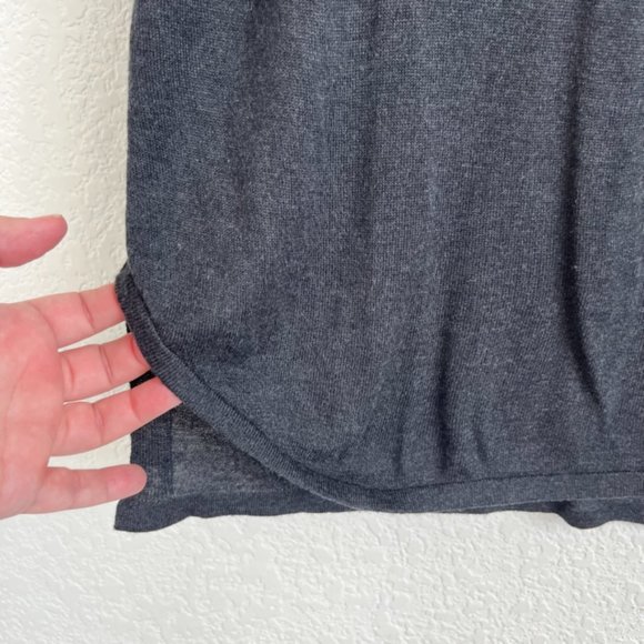 Lululemon Daya Knit Tee Heathered Black - Picture 2 of 7